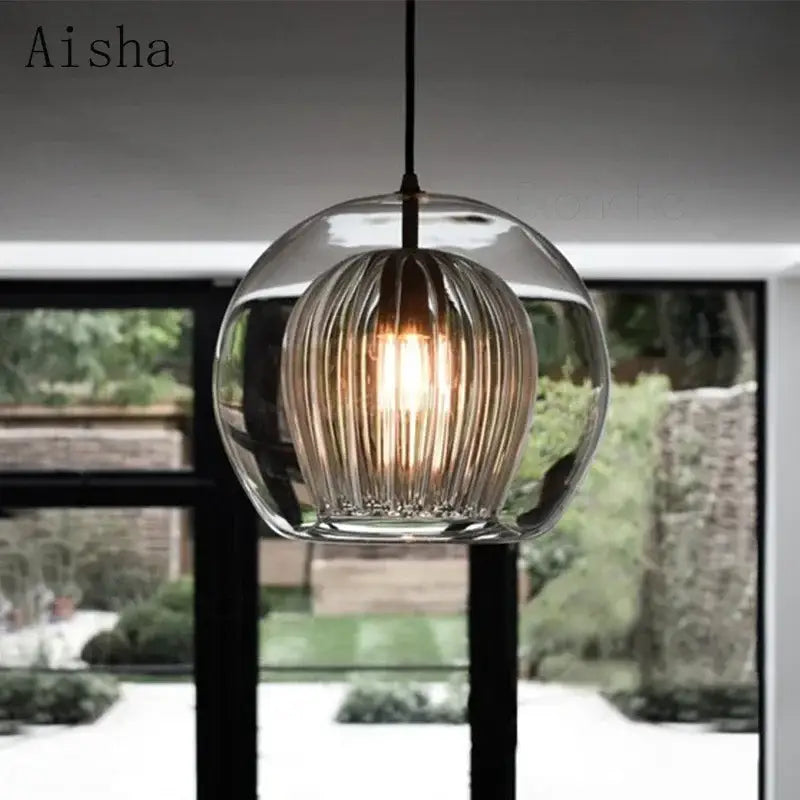Glass Ball LED Pendant