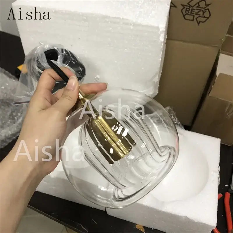 Glass Ball LED Pendant
