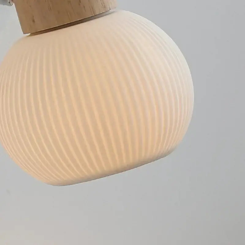 Ceramic Wood Wall Light