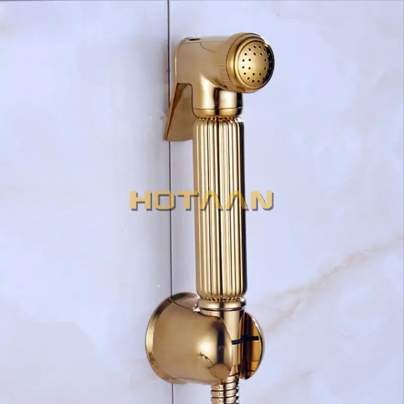 Gold Brass Bidet Sprayer Set