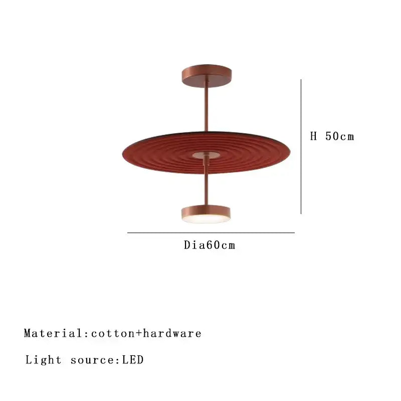 Cotton Round Pendant Light