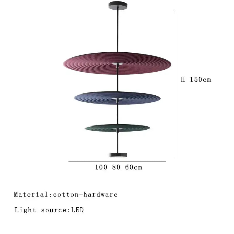 Cotton Round Pendant Light