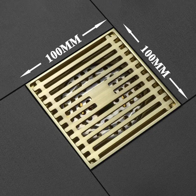 Rose Gold Square Floor Drain