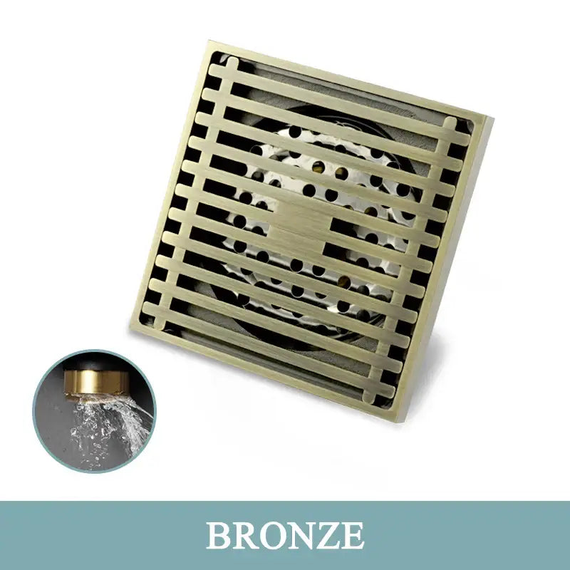 Rose Gold Square Floor Drain