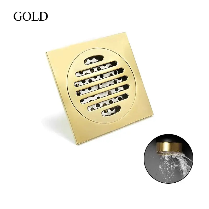 Rose Gold Square Floor Drain