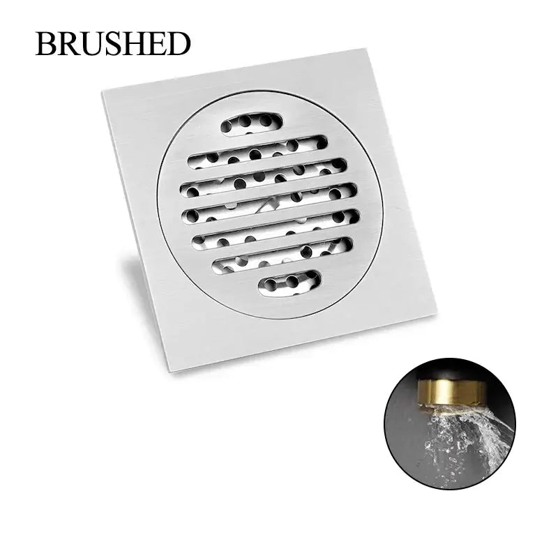 Rose Gold Square Floor Drain