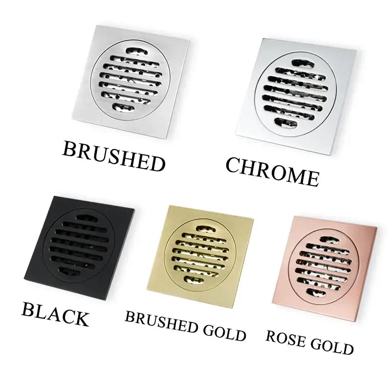 Rose Gold Square Floor Drain