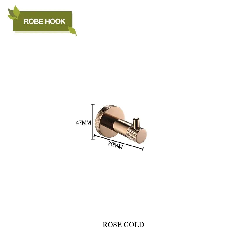 Gold Steel Bathroom Set