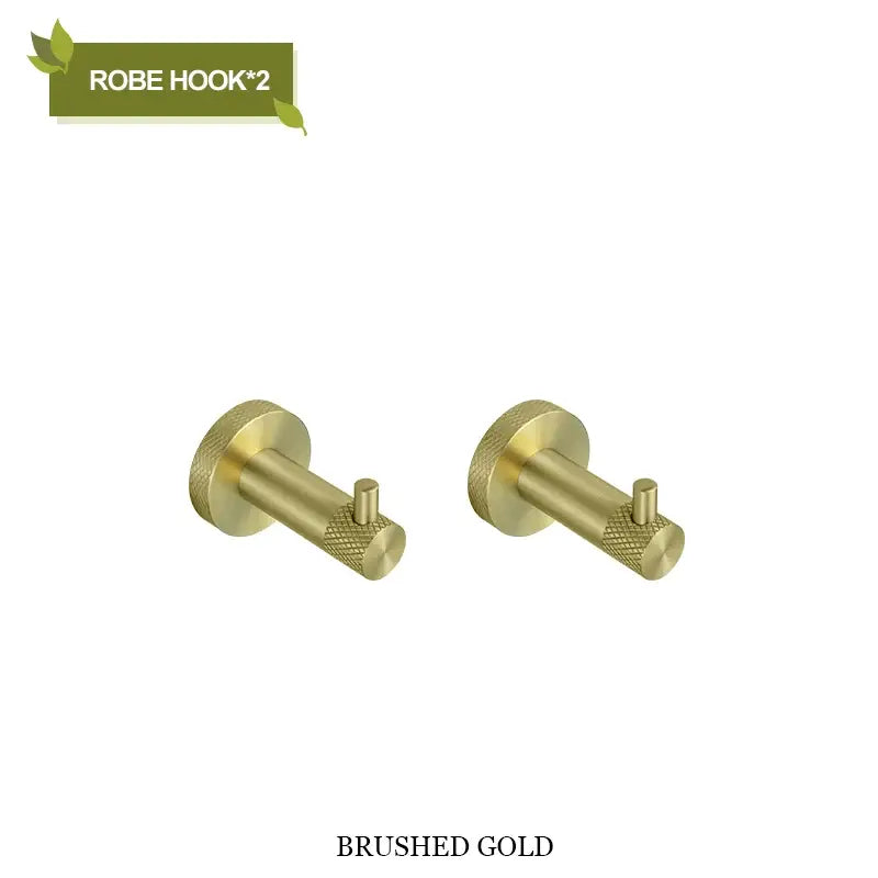 Gold Steel Bathroom Set