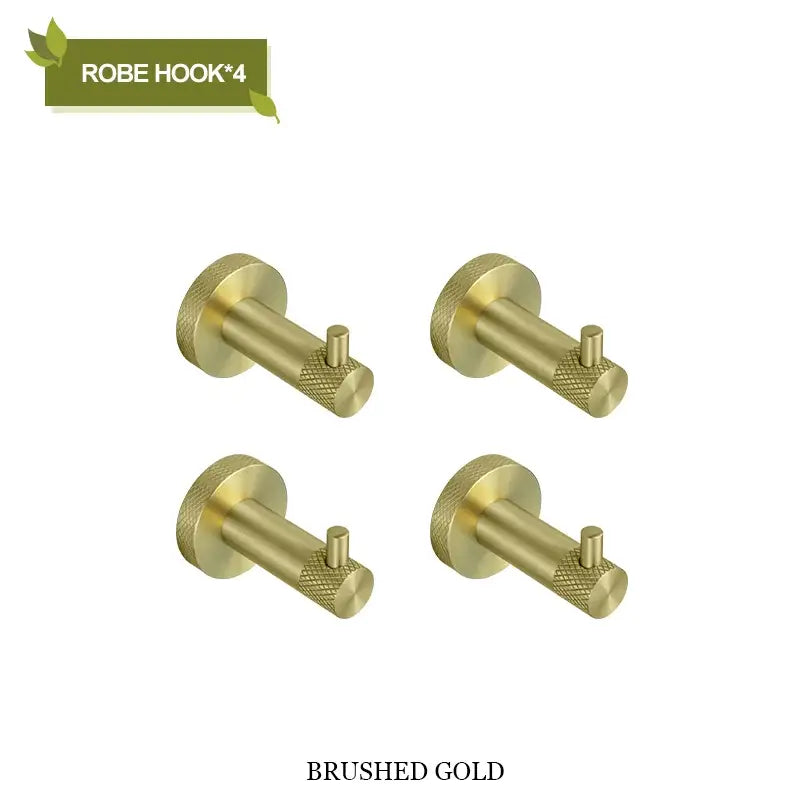 Gold Steel Bathroom Set