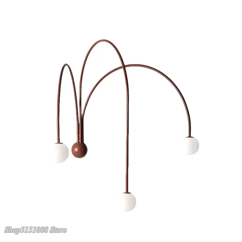 Rust Branch Glass Sconce