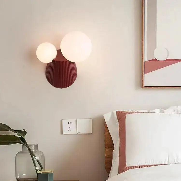 Green Resin Wall Lamp