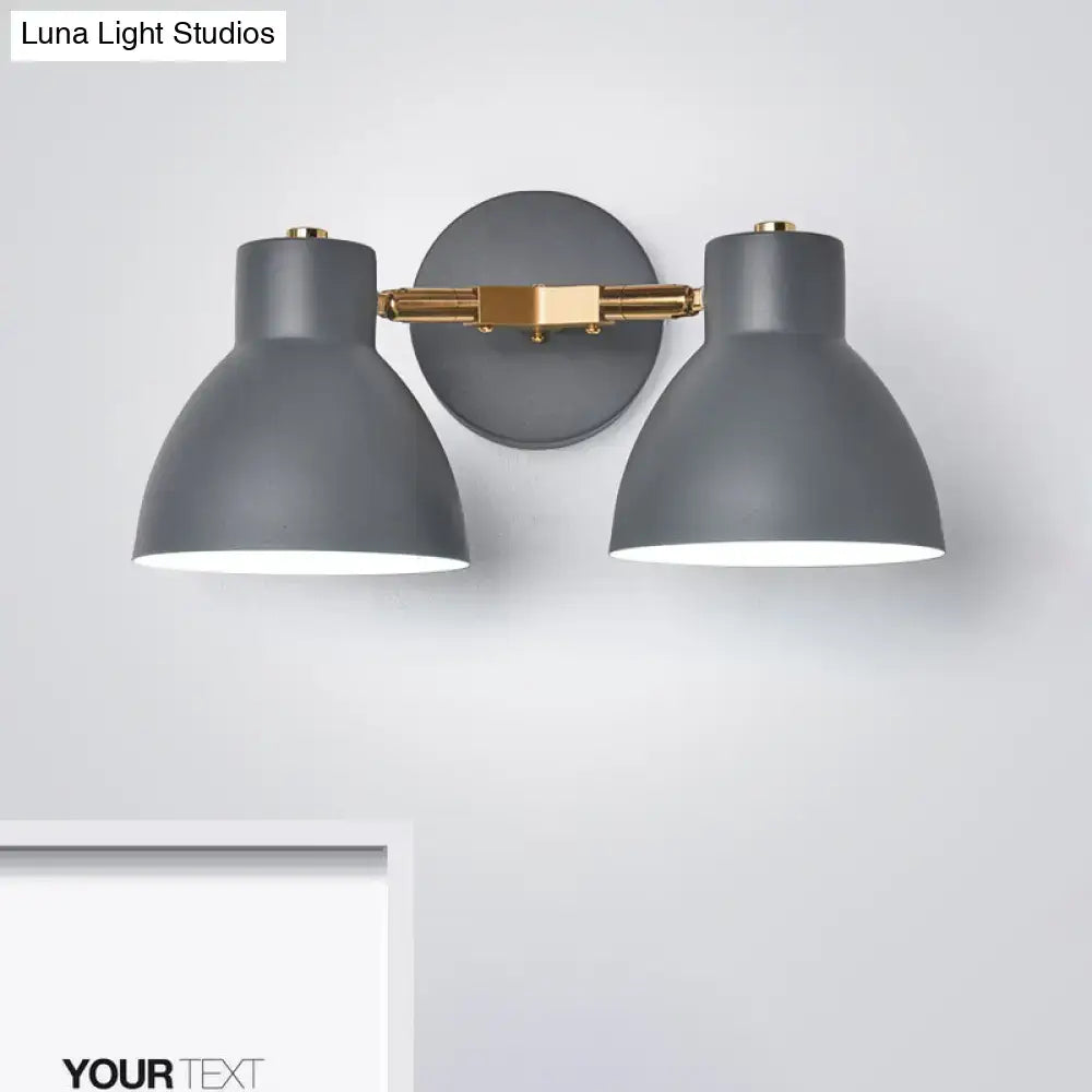 Sage Gray Wall Sconce