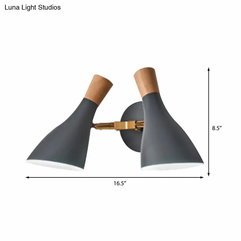 Sage Gray Wall Sconce