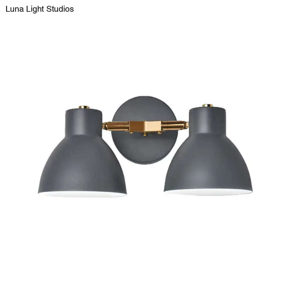 Sage Gray Wall Sconce