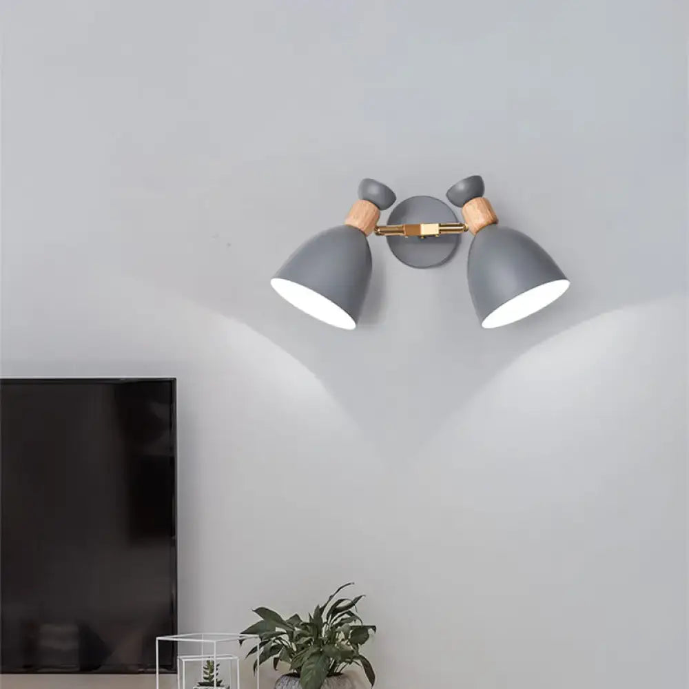 Sage Gray Wall Sconce