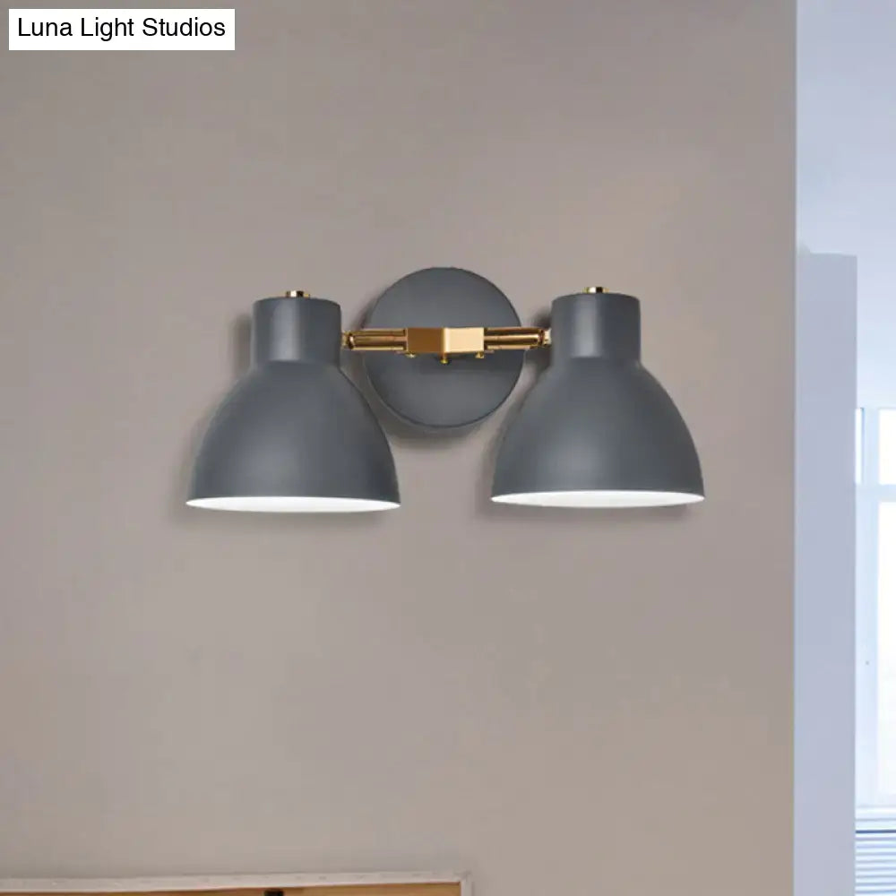 Sage Gray Wall Sconce