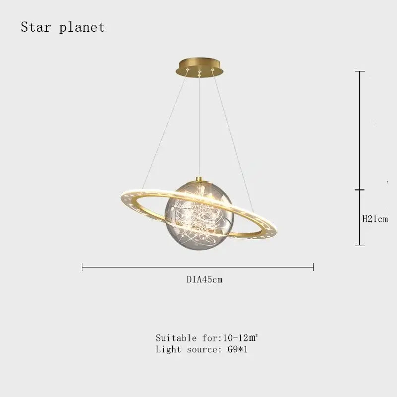 Astronaut Star Pendant Lamp