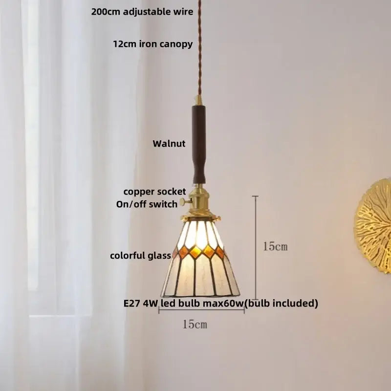Floral Ceramic Pendant Light