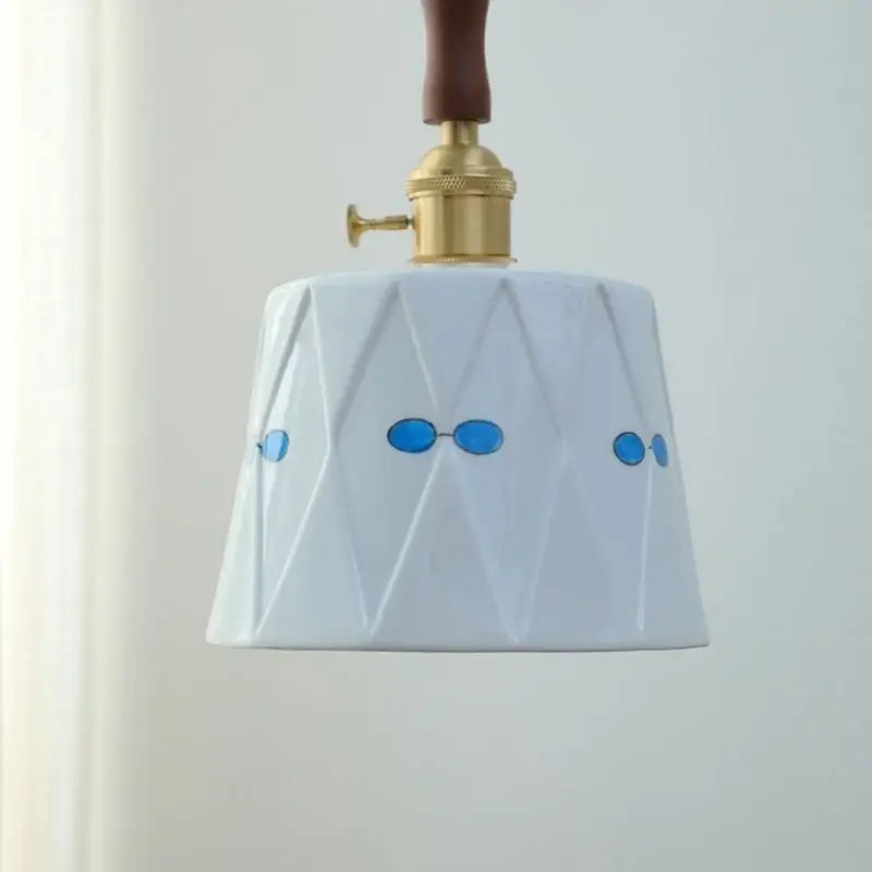 Floral Ceramic Pendant Light