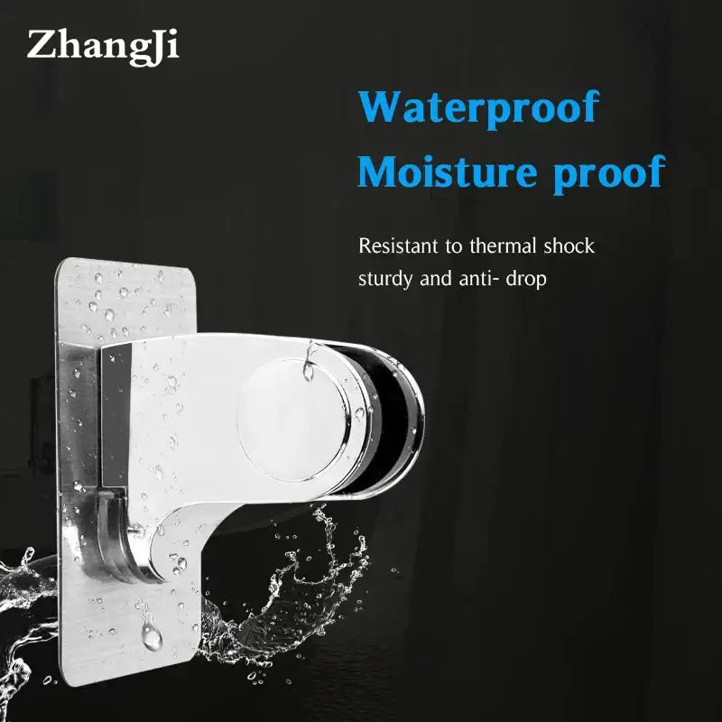 Silver Adjustable Shower Holder