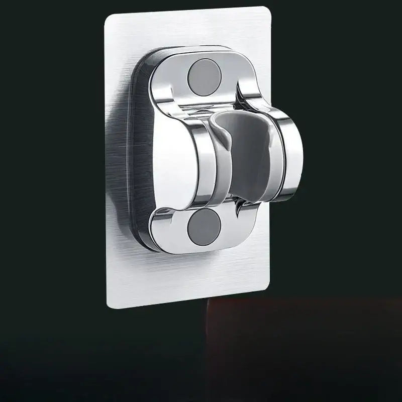 Silver Black Shower Bracket