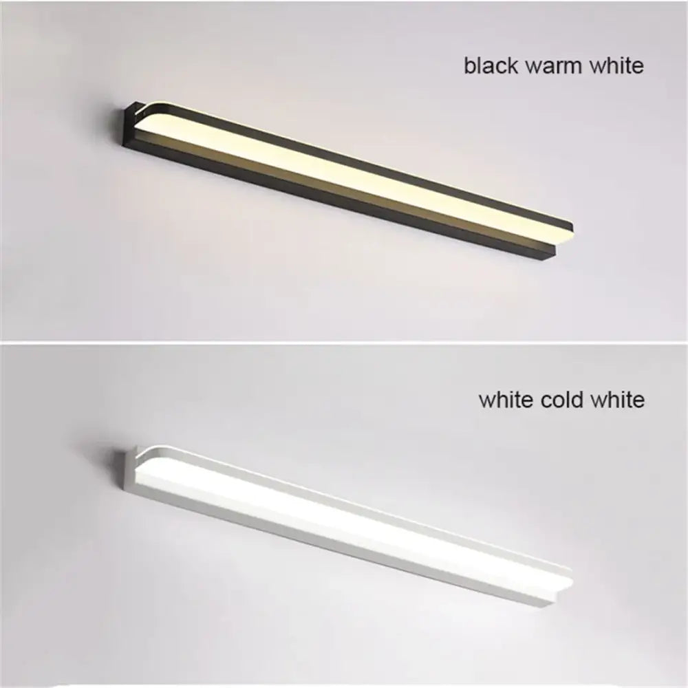 Silver LED Vanity Wall Light