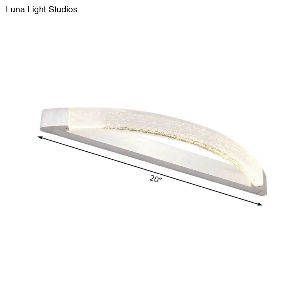 Silver Bubble Vanity Light