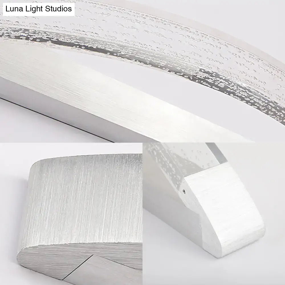 Silver Bubble Vanity Light
