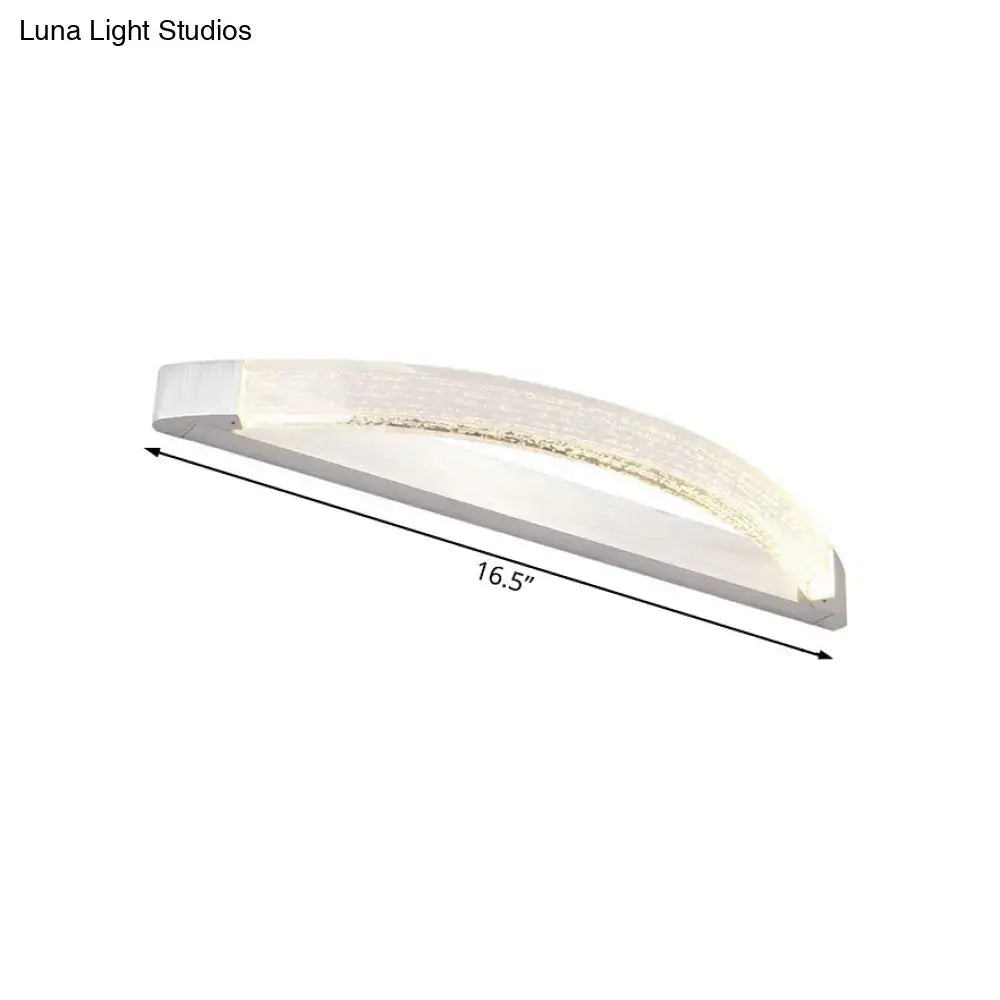 Silver Bubble Vanity Light