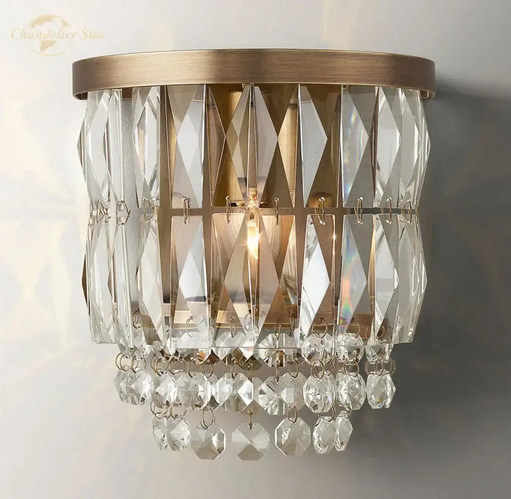 Smoke Crystal Wall Sconce