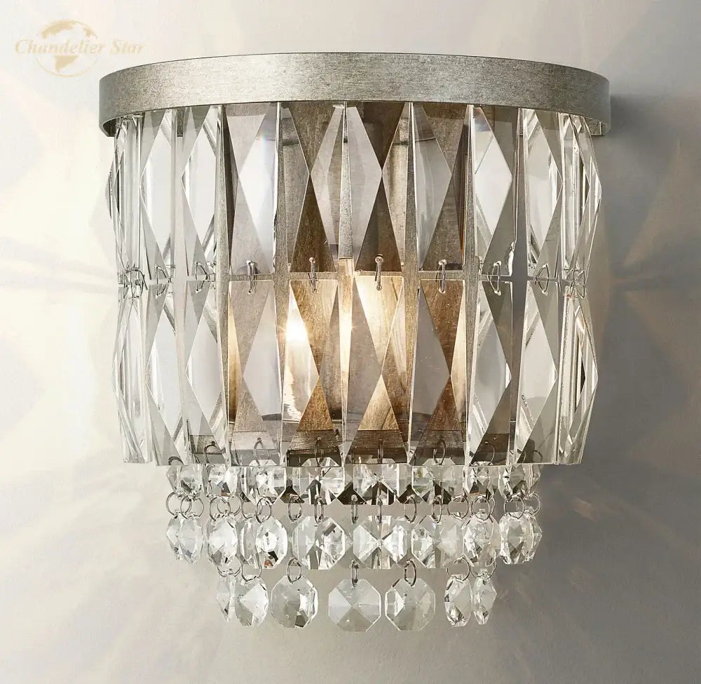 Smoke Crystal Wall Sconce