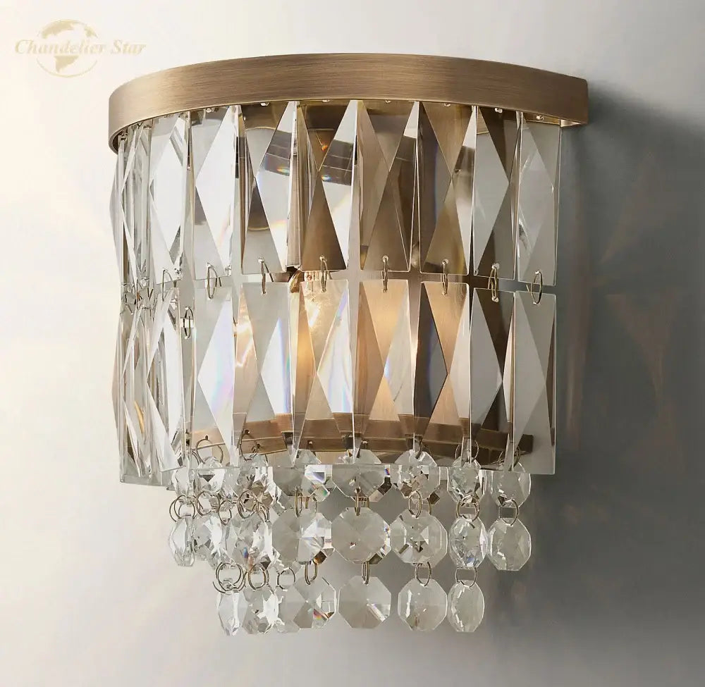 Smoke Crystal Wall Sconce
