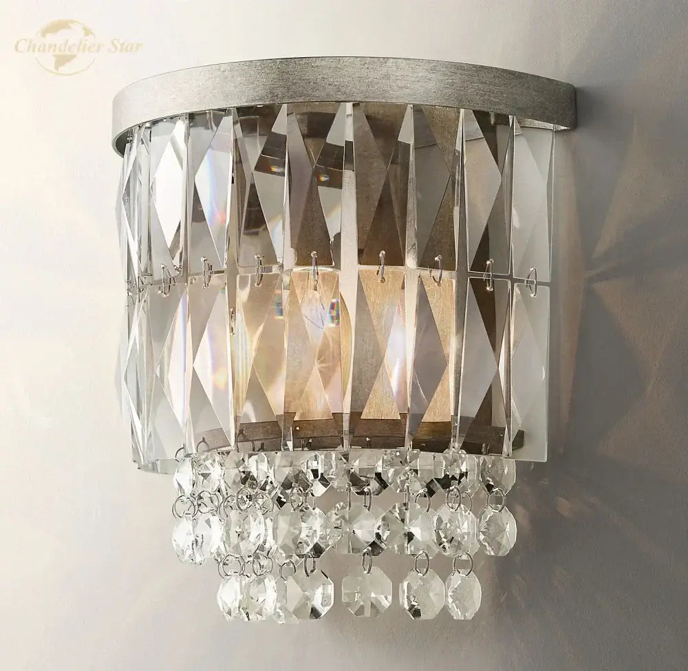 Smoke Crystal Wall Sconce