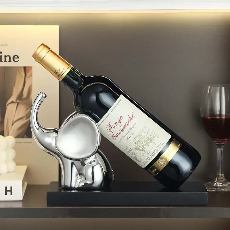 Silver Elephant Wine Rack