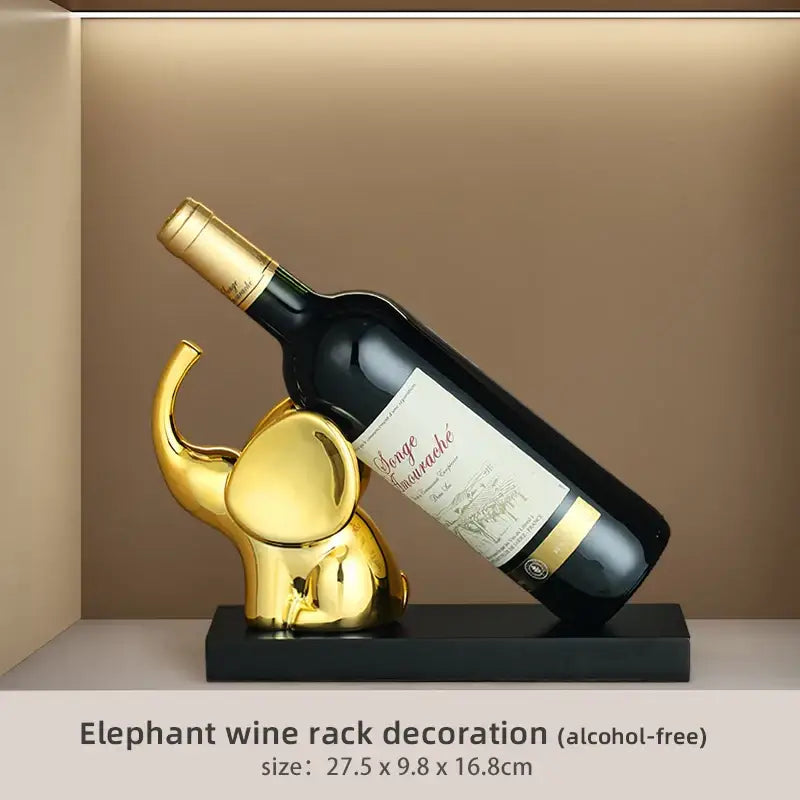 Silver Elephant Wine Rack