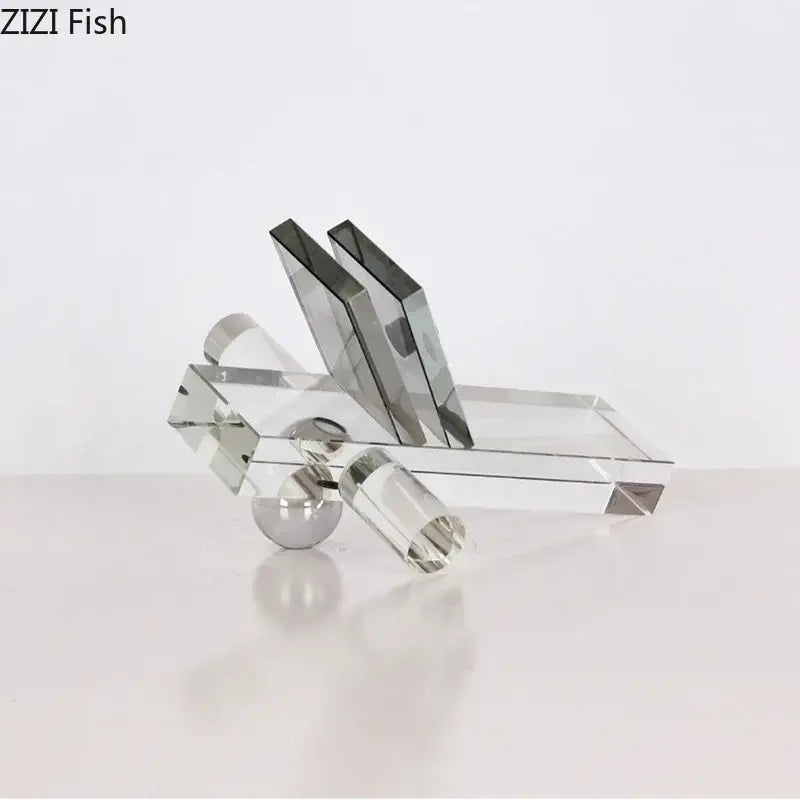 Silver Crystal Ball Ornament