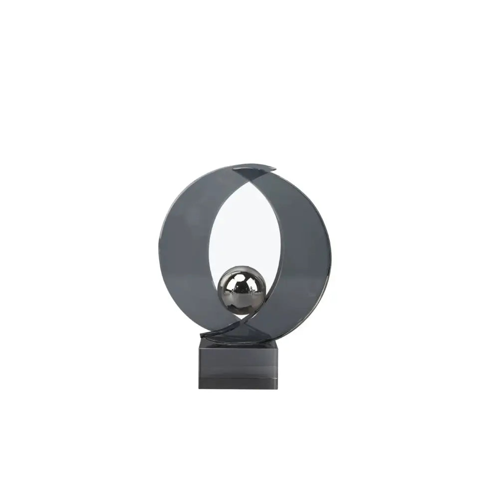 Silver Crystal Sculpture