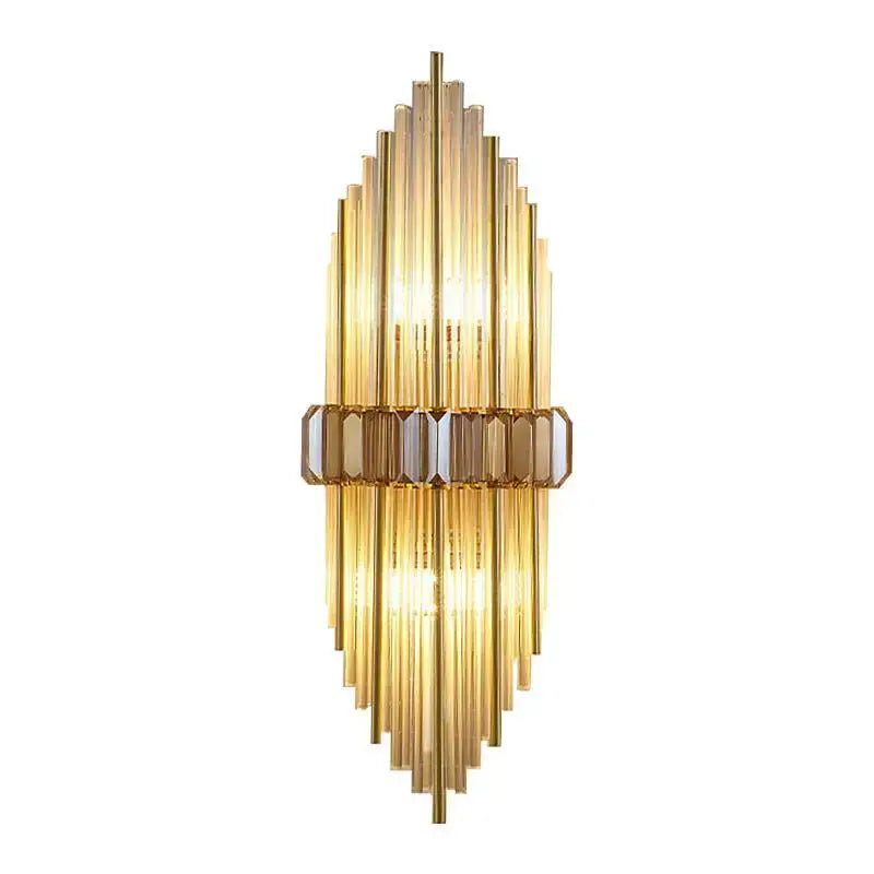 Silver Crystal LED Wall Lamp