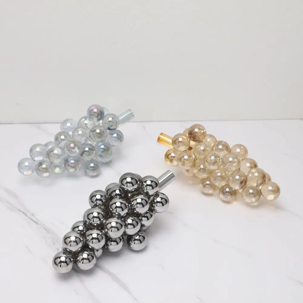 Gold Chrome Crystal Sculpture