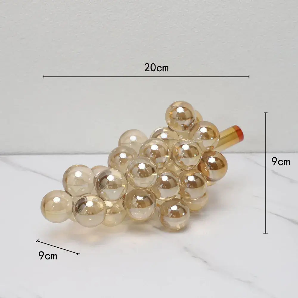 Gold Chrome Crystal Sculpture