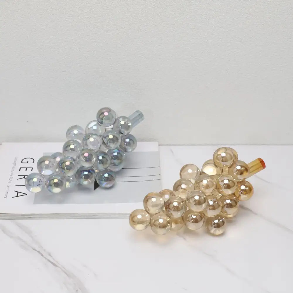 Gold Chrome Crystal Sculpture