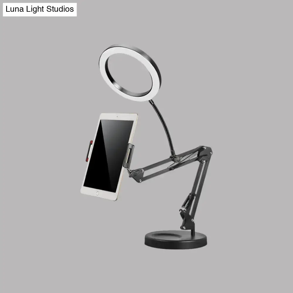 Silver LED Desk Lamp