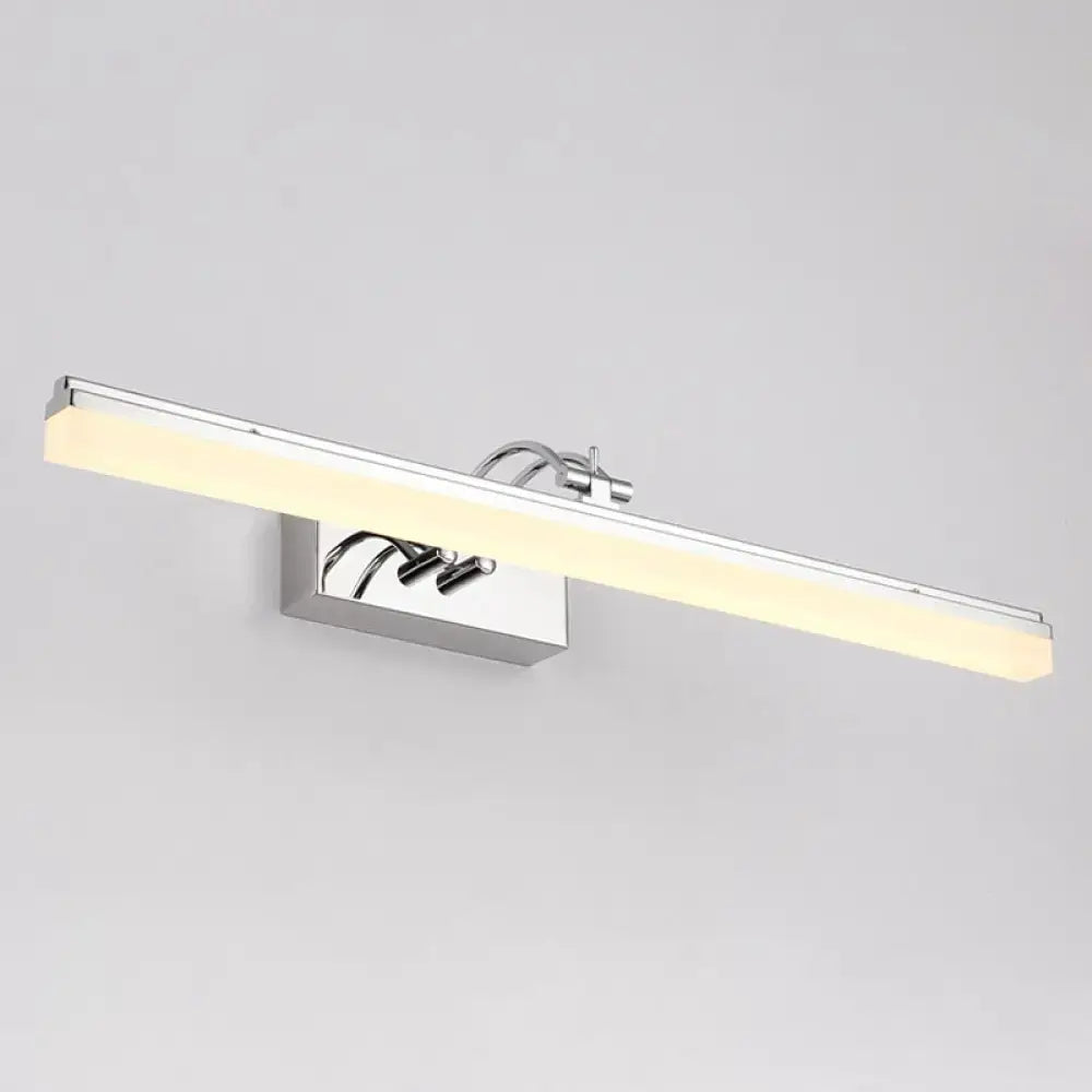 Silver Linear Wall Light