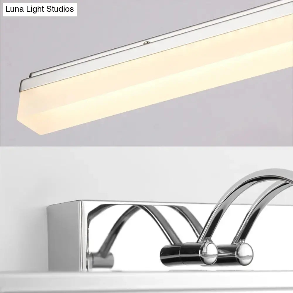 Silver Linear Wall Light