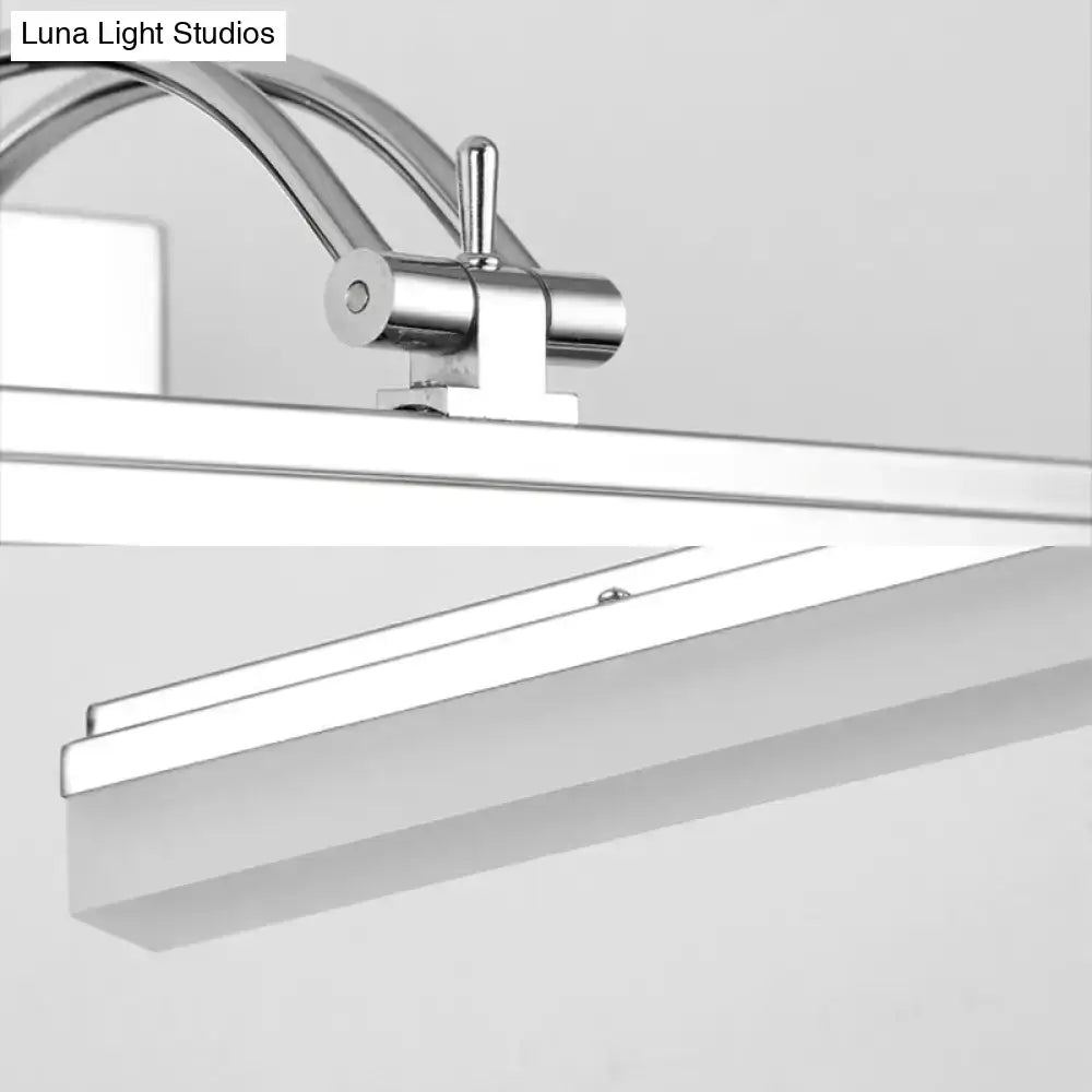 Silver Linear Wall Light