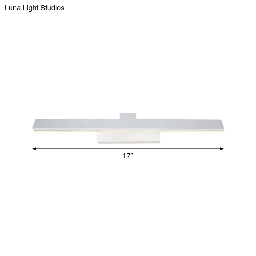 Silver Minimalist Vanity Light