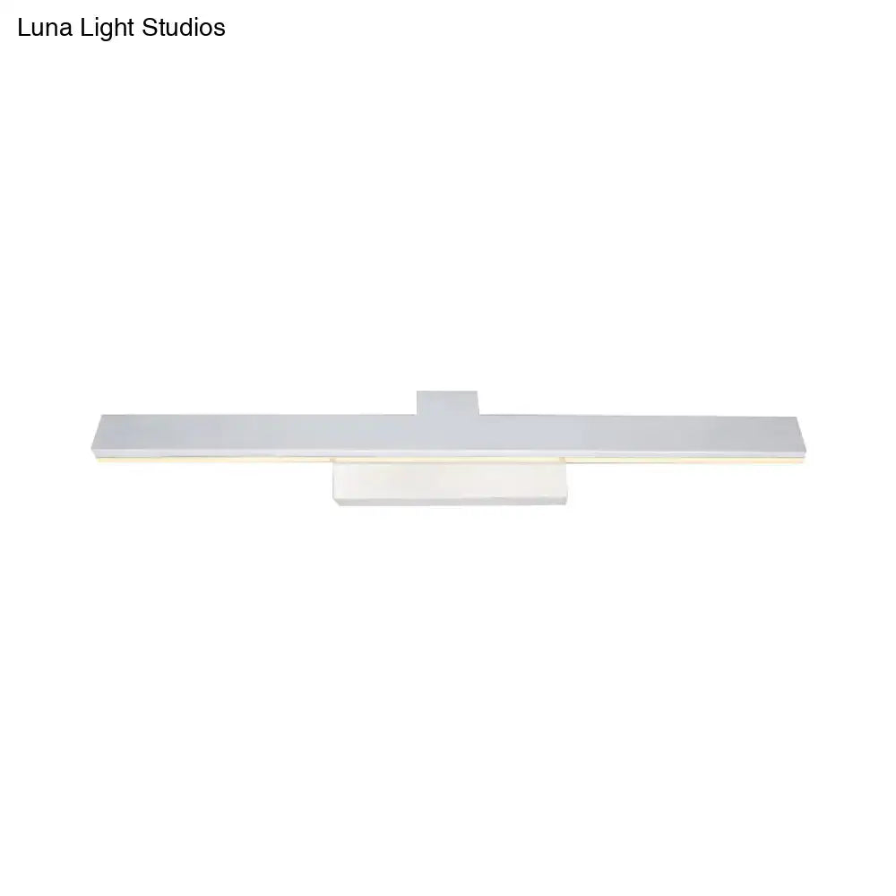 Silver Minimalist Vanity Light