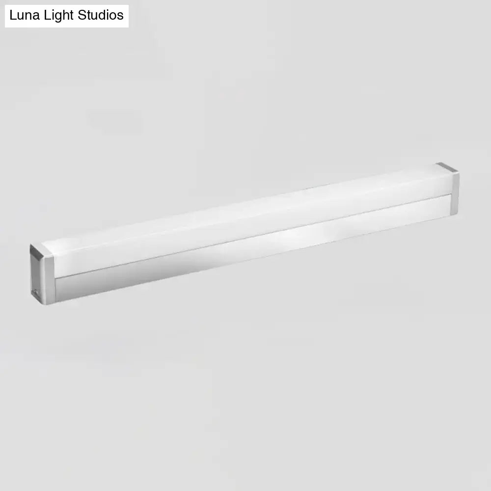 Silver Rectangular LED Light