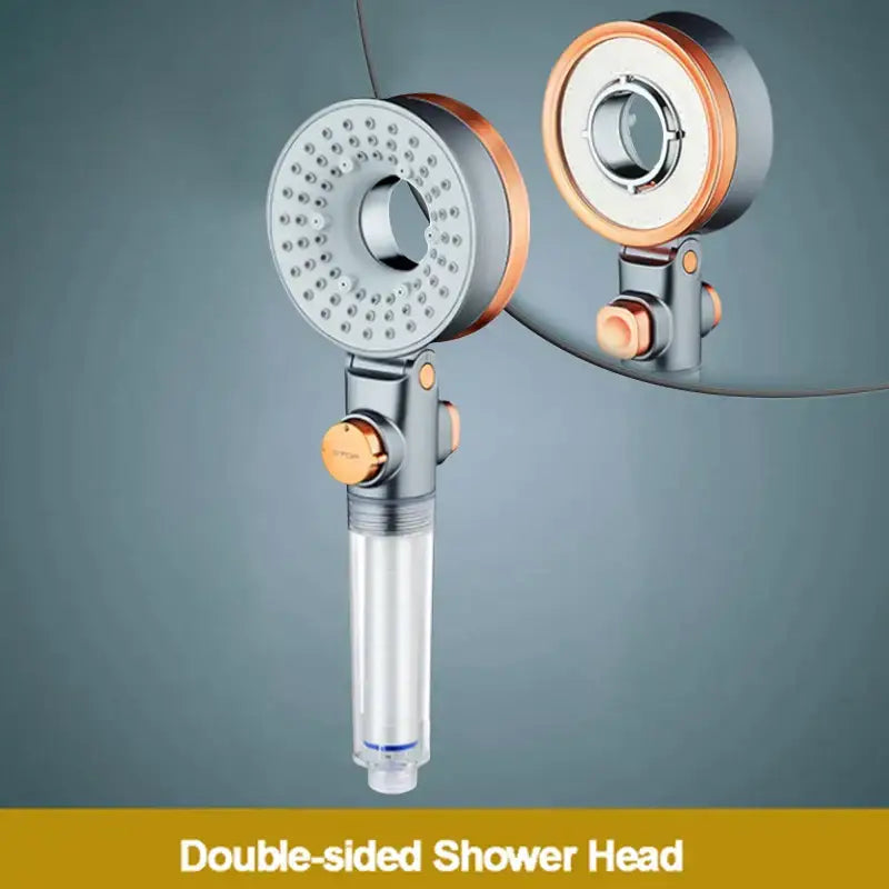 Silver Dual Shower Head